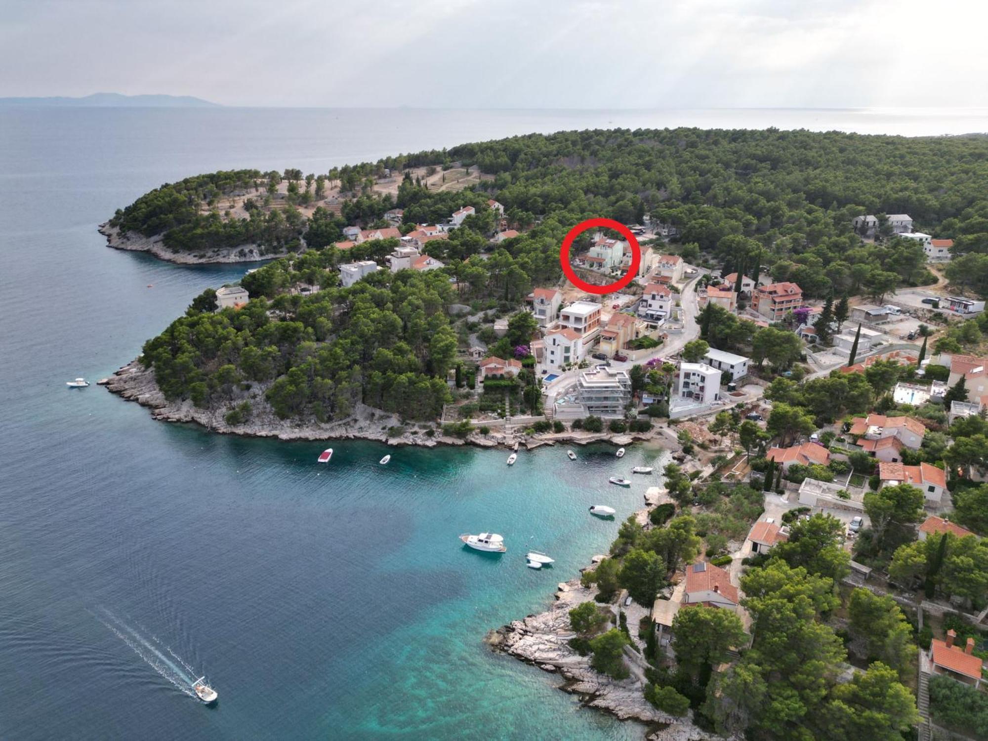 Villa Kalinic Milna  Exteriör bild